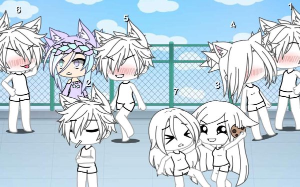 Гача лайф белый персонаж