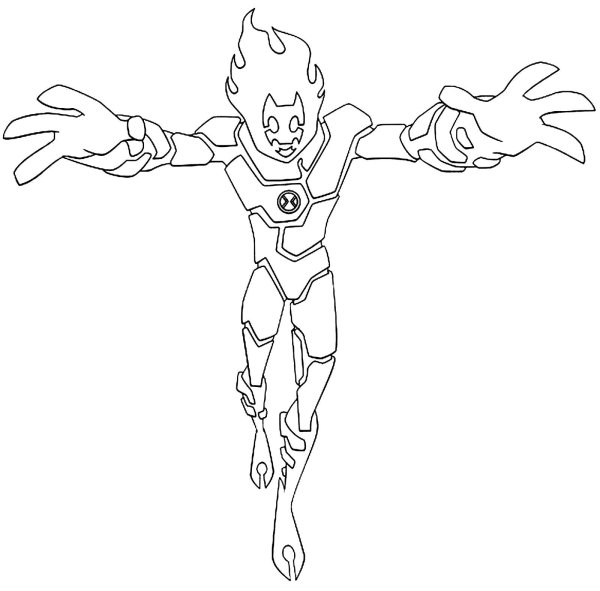 Бен Тен Омниверс раскраски