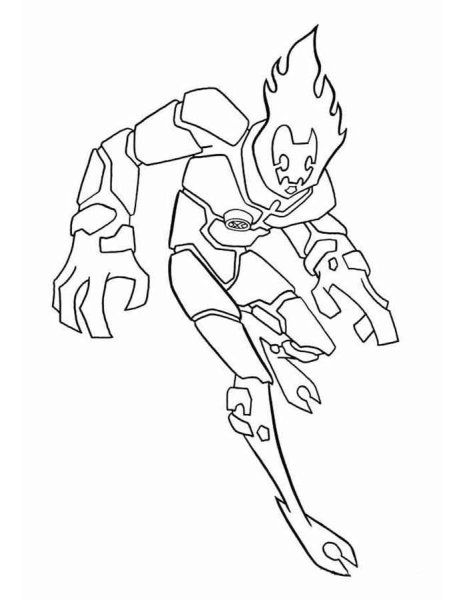 Бен 10 Омниверс раскраска