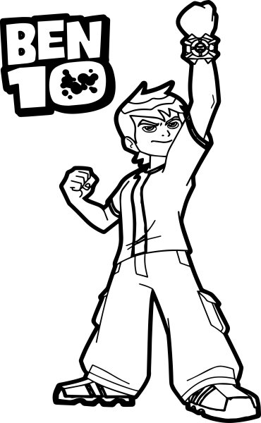 Бен Теннисон 10 раскраска
