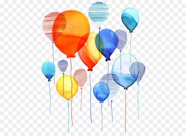 Акварельные шары