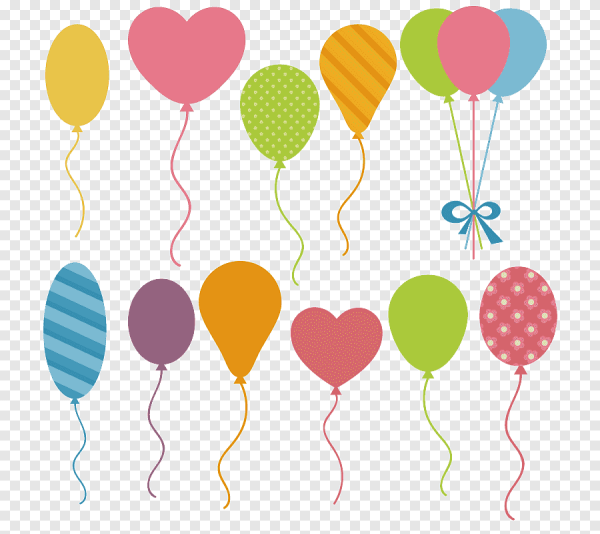 Векторные воздушные шарики