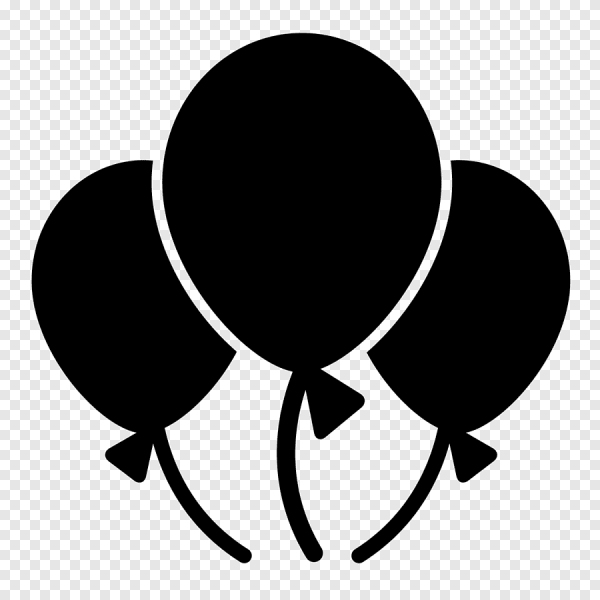 Силуэт воздушных шаров