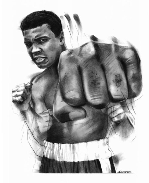 Мохаммед Али эскиз