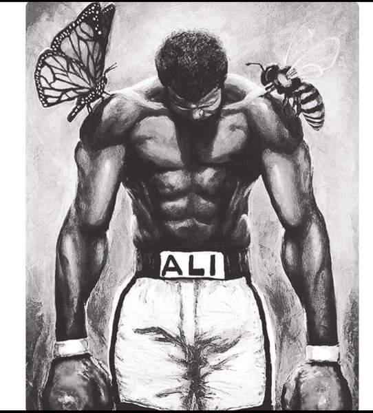 Мухаммед Али раскраска