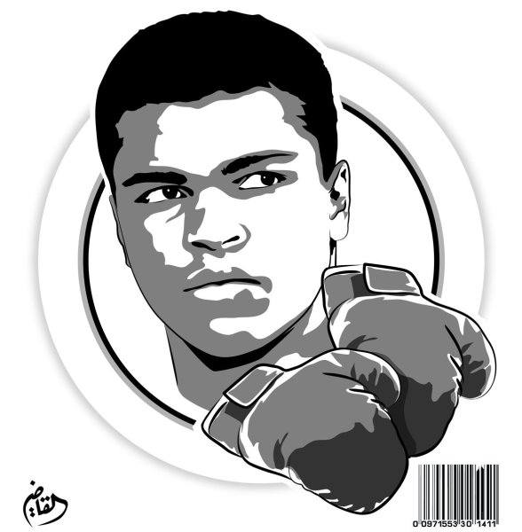 Мухаммед Али граффити