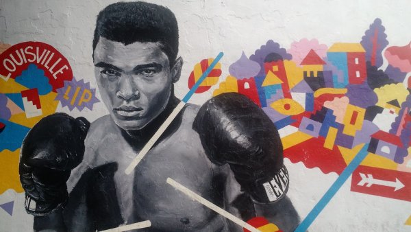 Мохаммед Али рисунок