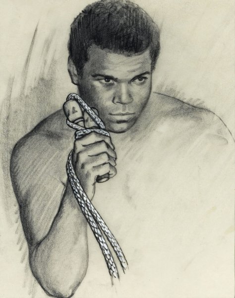 Мохаммед Али арт рисунки