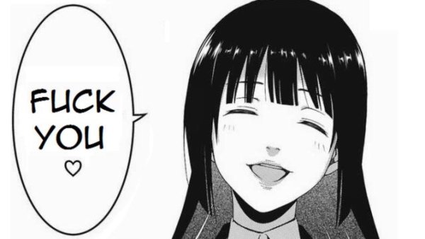 Аниме девочка с факом