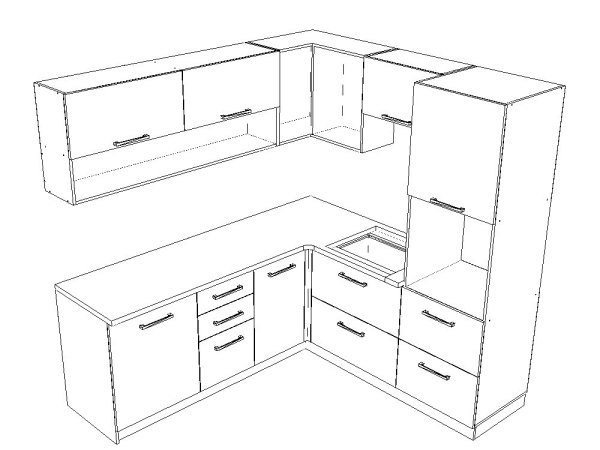 Планировка кухни эскизы