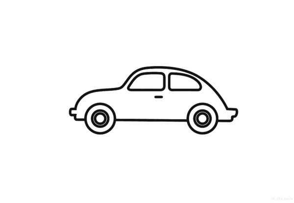 Рисунки маленьких машинок