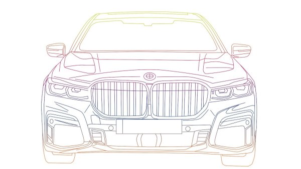 BMW x7 Blueprint