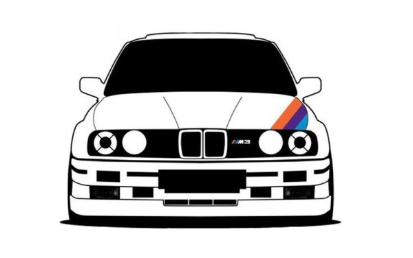 BMW e36 vector