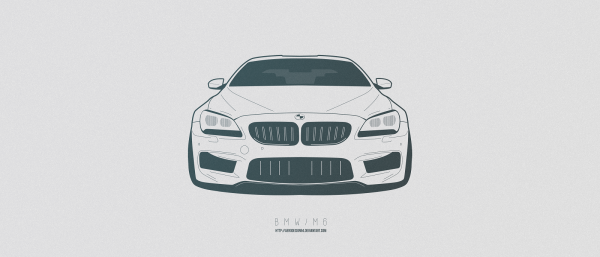 Силуэт BMW m5 f90