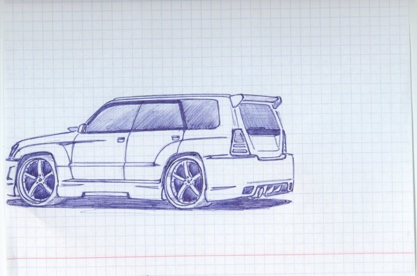 Субару Форестер 1997 рисунок