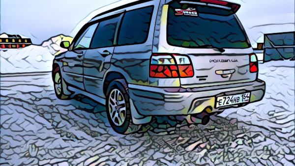 Subaru Forester sf5 Art