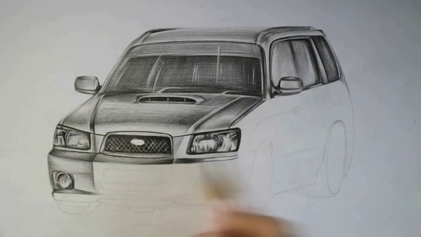 Subaru Forester drawing