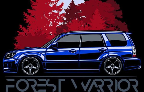 Субару Форестер арт