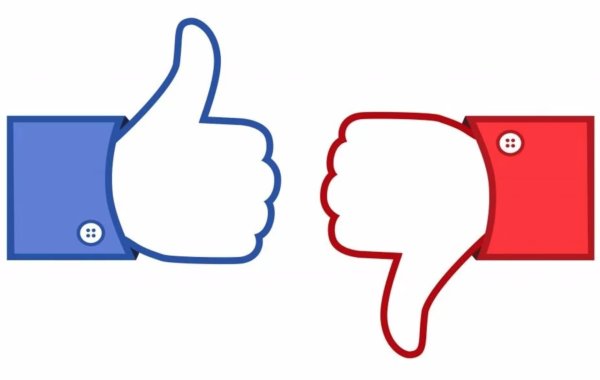 Картинка лайка и дизлайка