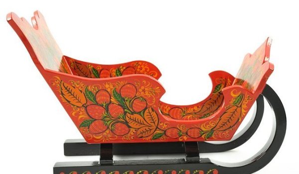 Расписные сани