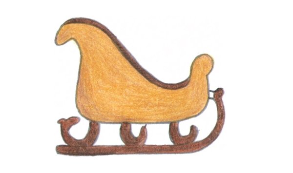 Рисунок саней