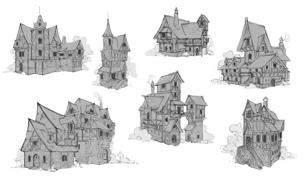 Средневековый дом