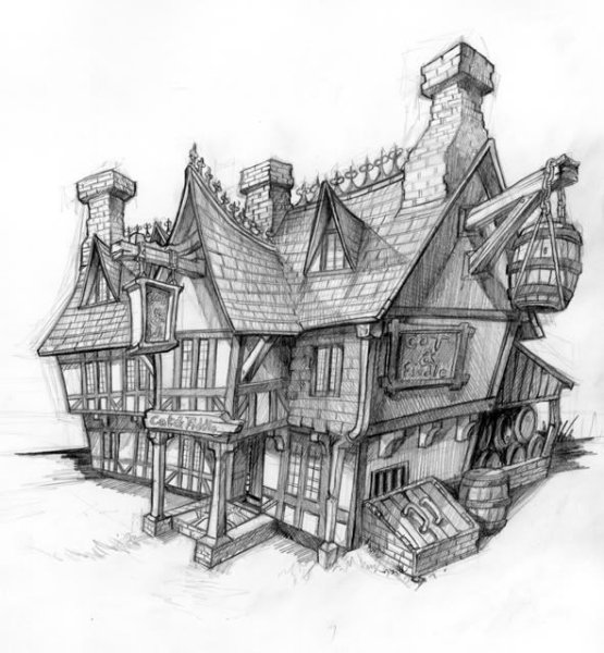 Средневековый дом