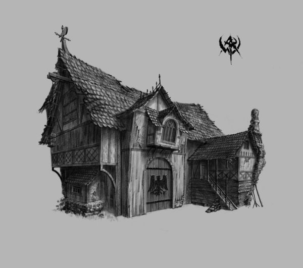 Викингский дом концепт арт