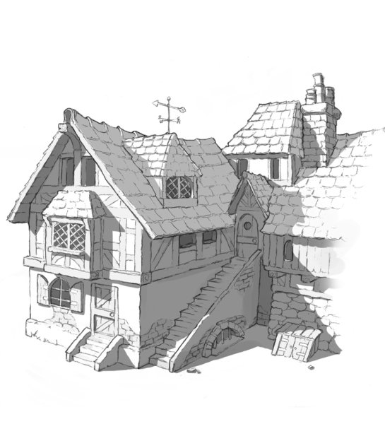 Средневековый дом