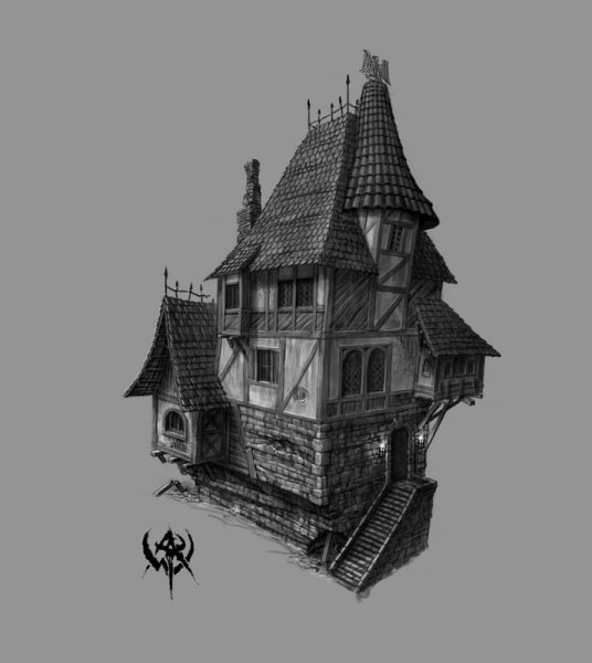 Средневековый дом вархаммер фэнтези