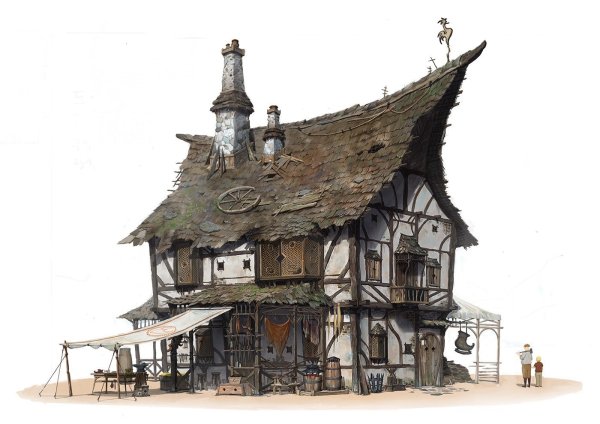 Домик концепт арт