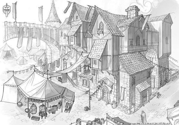 Средневековый город в перспективе