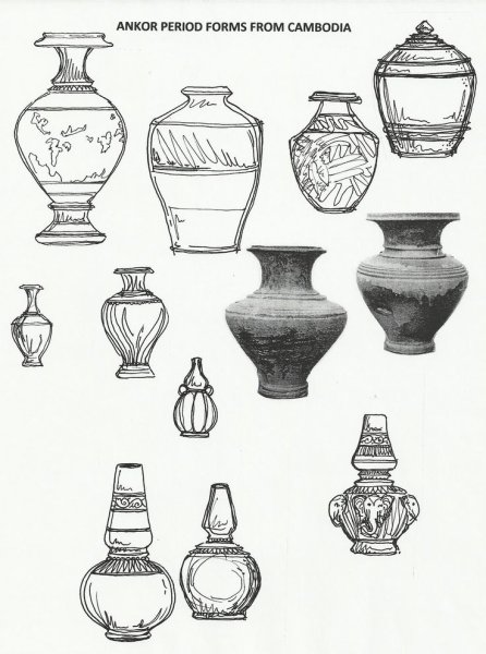 Эскиз гончарного изделия