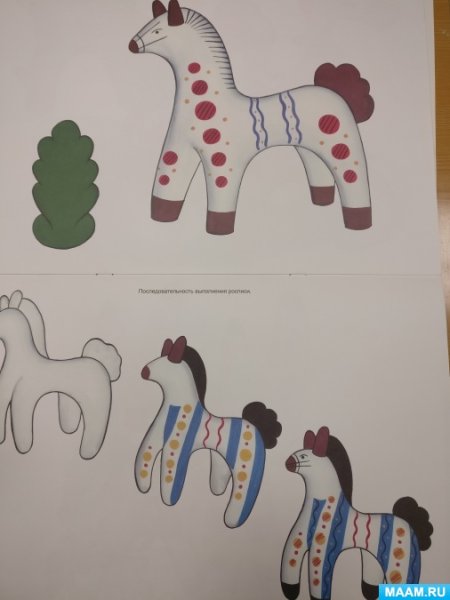 Дымковский козлик раскраска