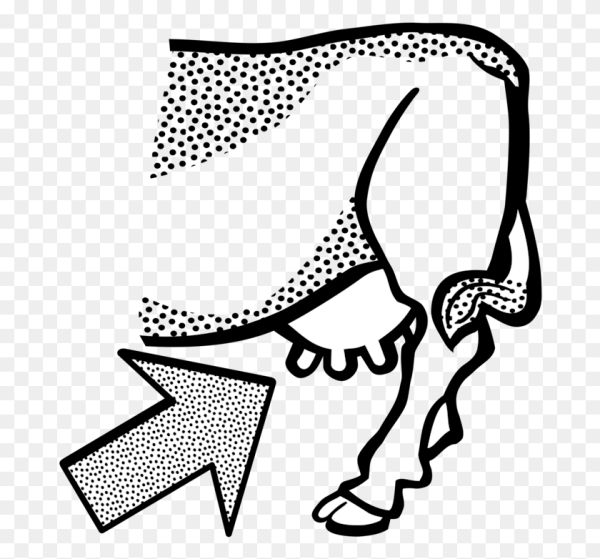 Вымя коровы вектор