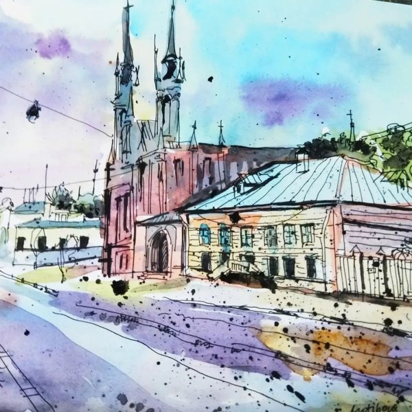 Самара рисунок