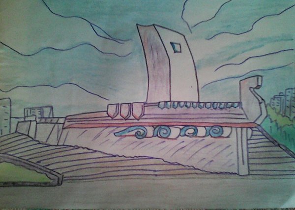 Рисунок на тему достопримечательности