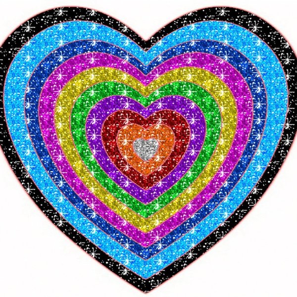Радужное сердечко