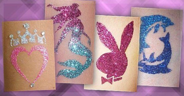 Поделки с блестками