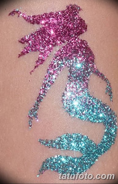 Блестящие тату для детей