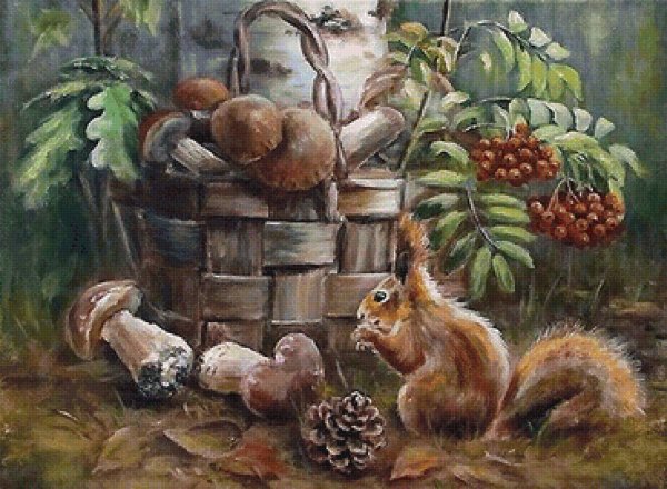 Грибы в изобразительном искусстве