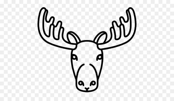 Схематичное изображение оленя