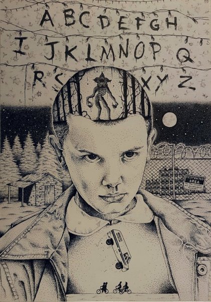 Очень странные дела рисунки