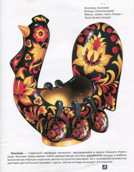 Хохломская Дымковская Городецкая
