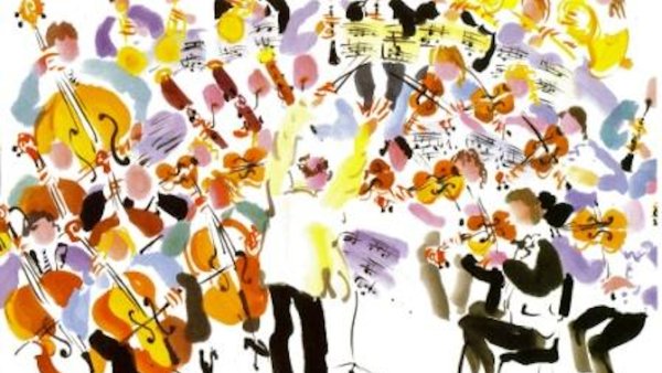 Оркестр иллюстрация