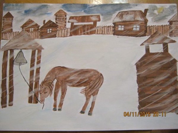 Ушинский слепая лошадь