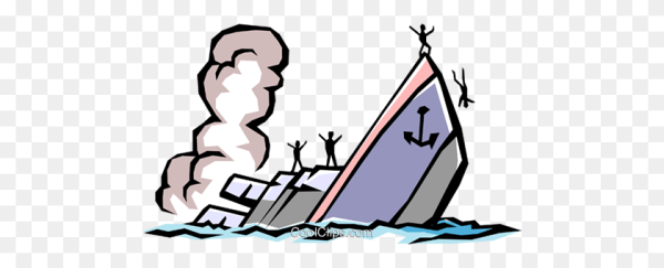 Тонущий корабль для детей