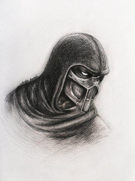 Рисунки Mortal Kombat НУБ сайбот