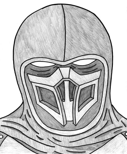 НУБ сайбот рисунок карандашом