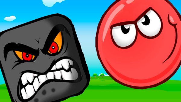 Злой красный шарик
